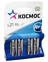 Элемент питания Космос R03 (блист.4 шт) AAA солевая (батарейка) картинка 